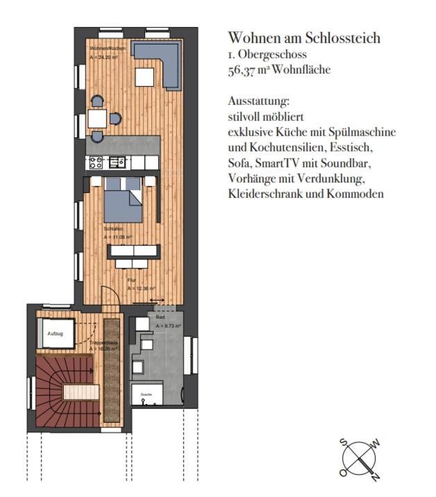 Wohnen Am Schlossplatz Όλντεμπουργκ Δωμάτιο φωτογραφία